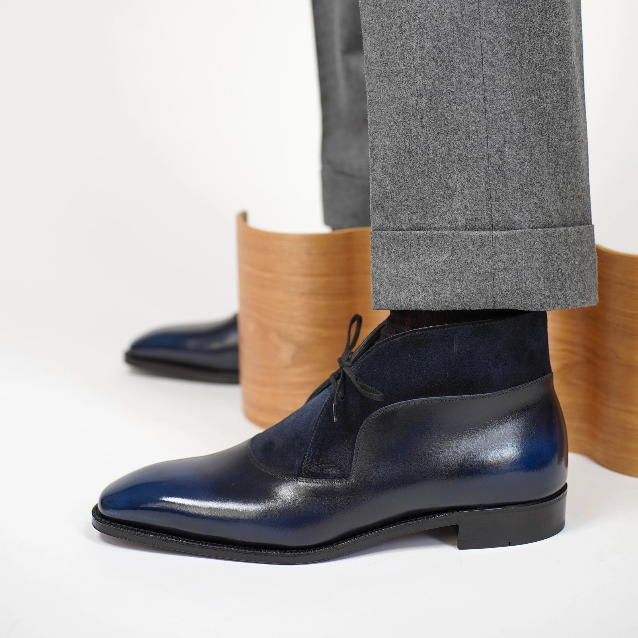 Decon Chukka Boot - Orion Handmade Patina Creative Layers