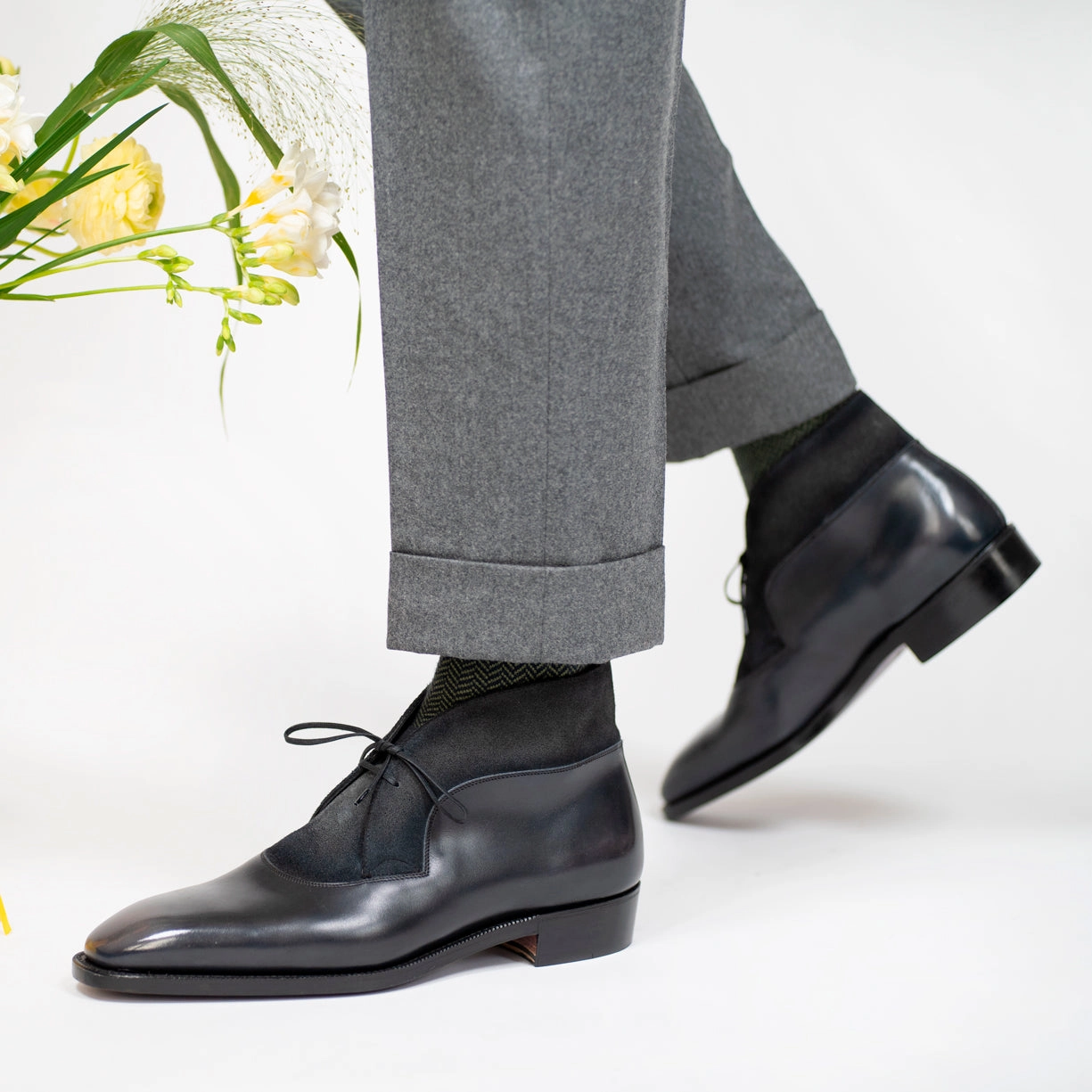 Decon Chukka Boot Mto - Black & Wintersmoke Activewear Redefined Everyday Innovation