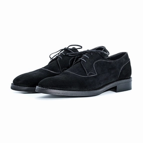 Decon Derby Shoe Mto - Black Repello Suede Tech-Forward Fit Crafted Silhouette