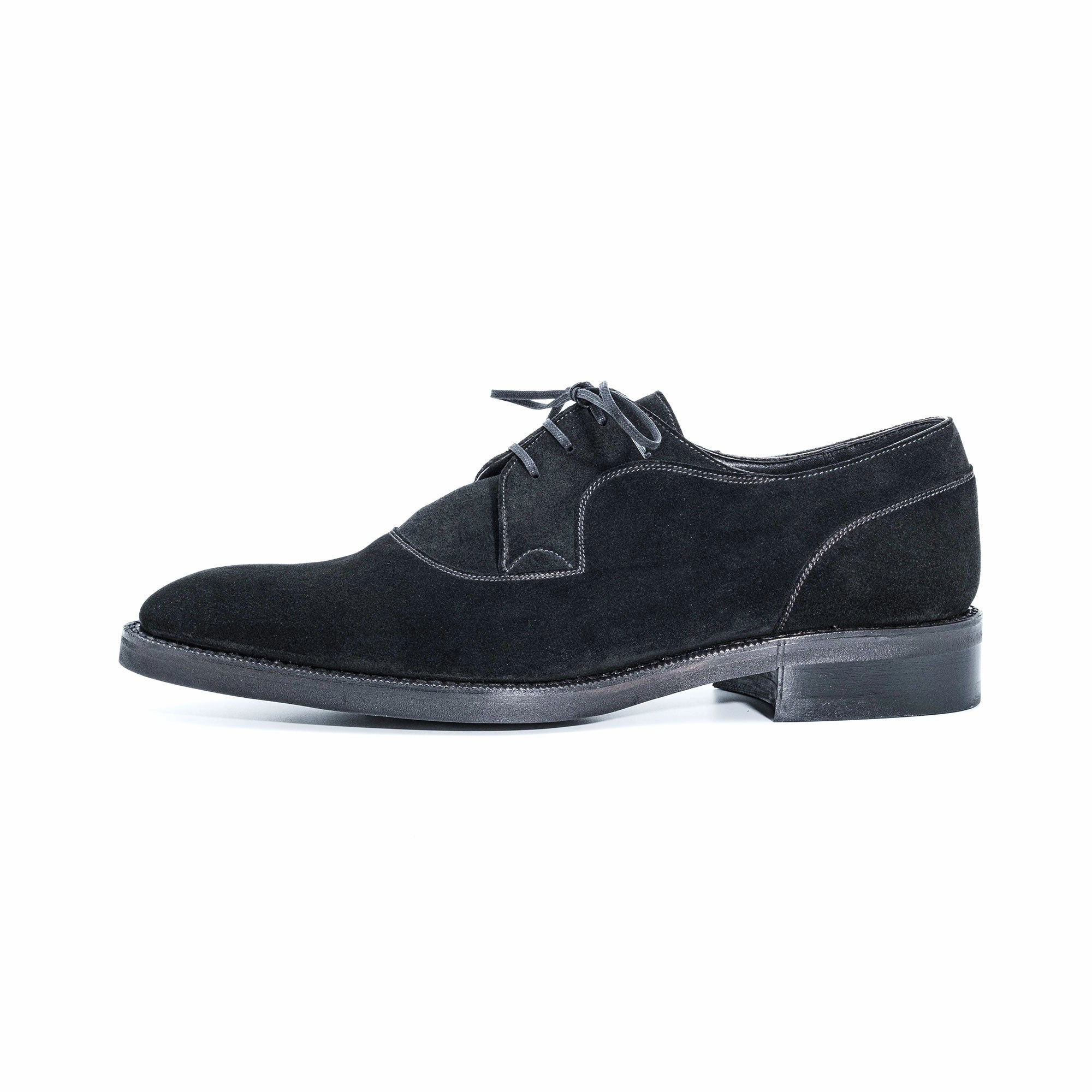 Rhythm Inspired Decon Derby Shoe Mto - Black Repello Suede