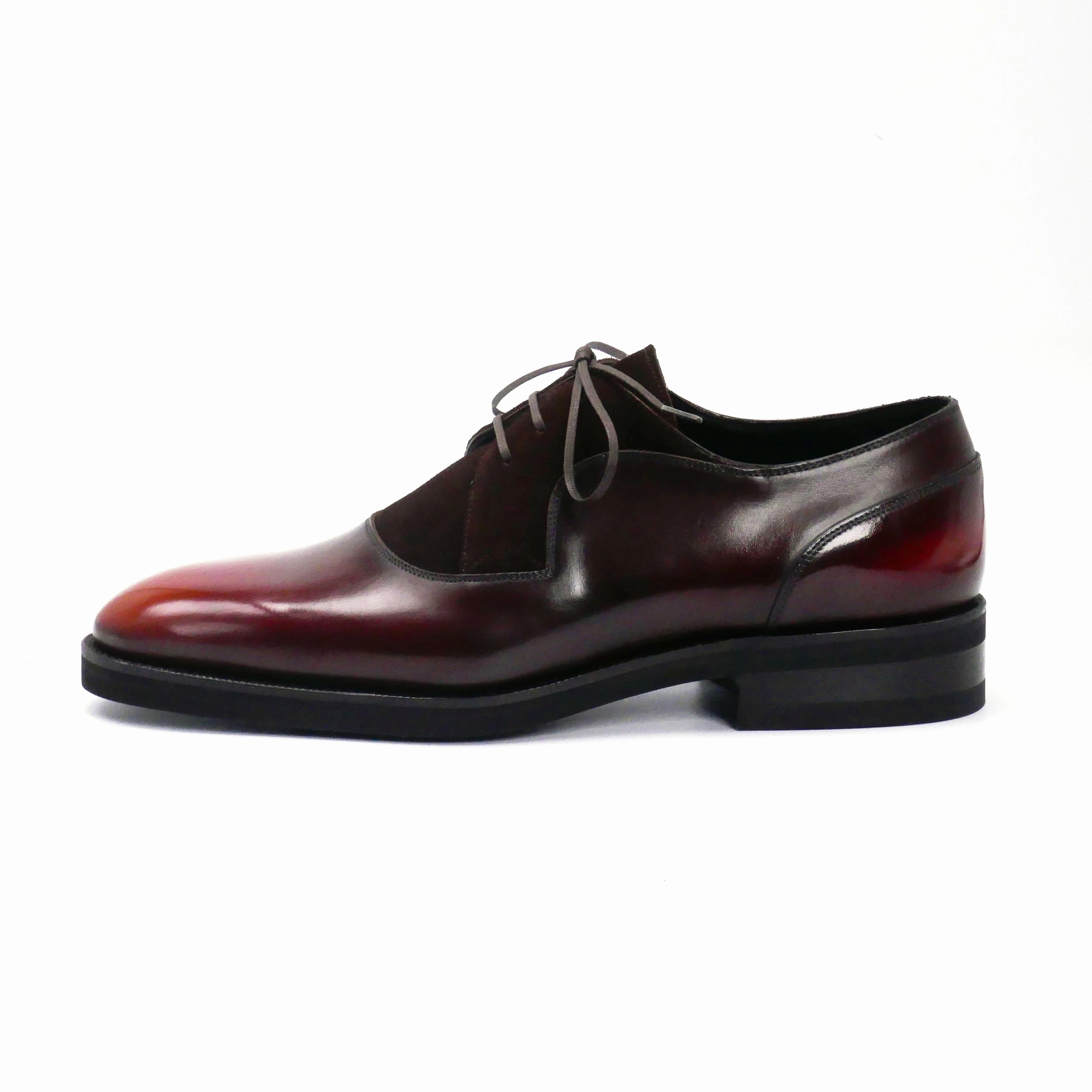 Fit To Live Decon Derby Shoe Mto - Brown & Cognac Handmade Patina