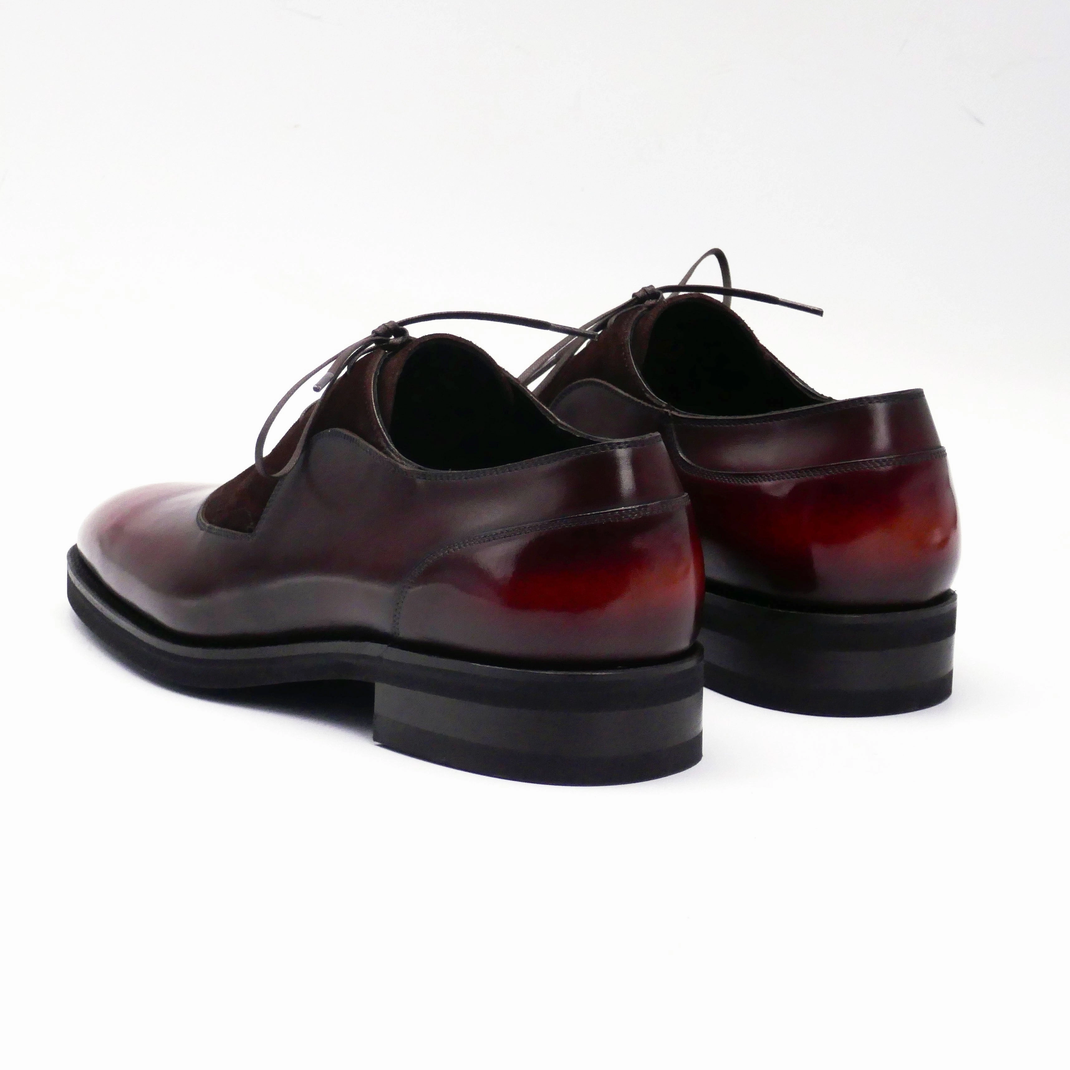 City-Form Decon Derby Shoe Mto - Brown & Cognac Handmade Patina