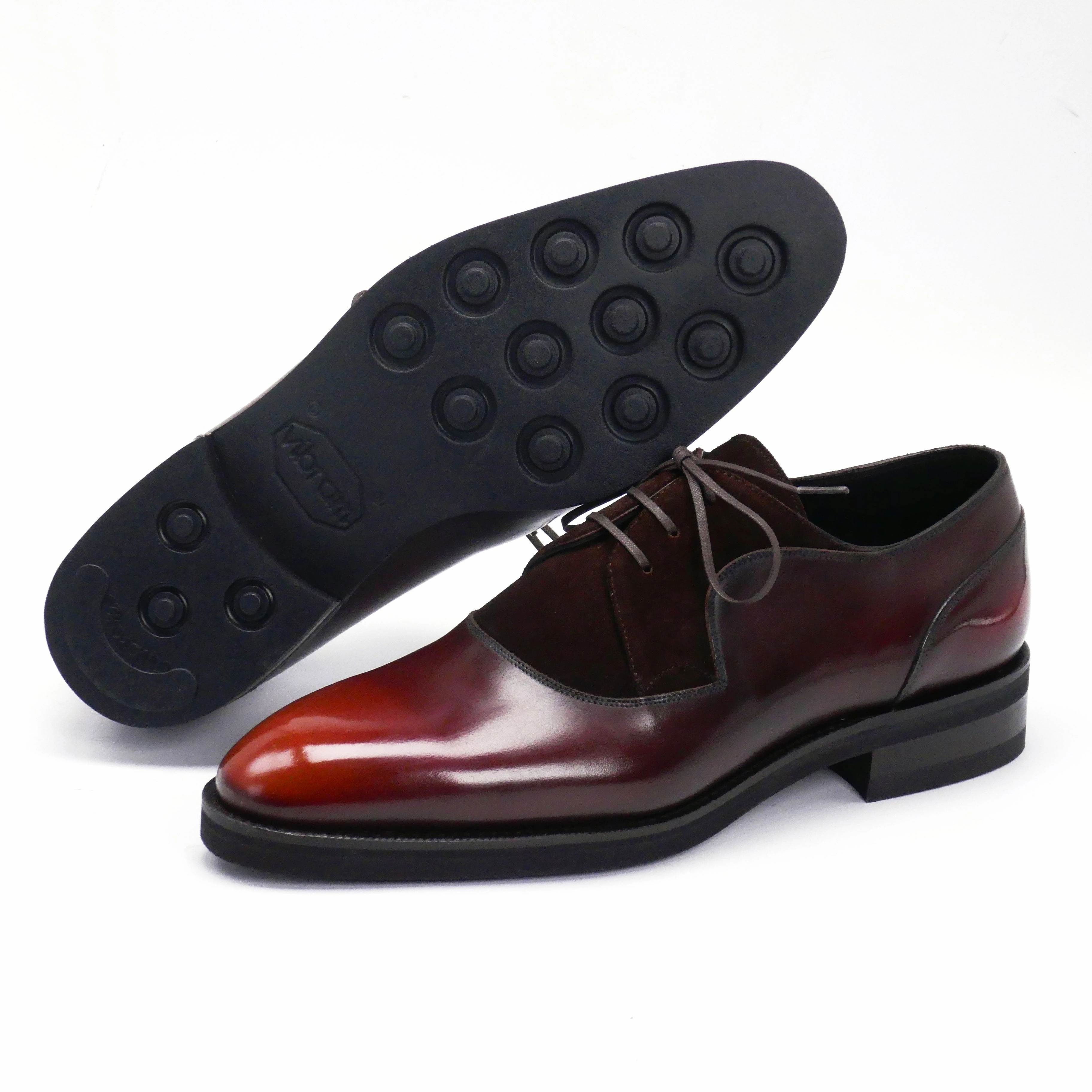 Decon Derby Shoe Mto - Brown & Cognac Handmade Patina Urban Calm Comfort Zone