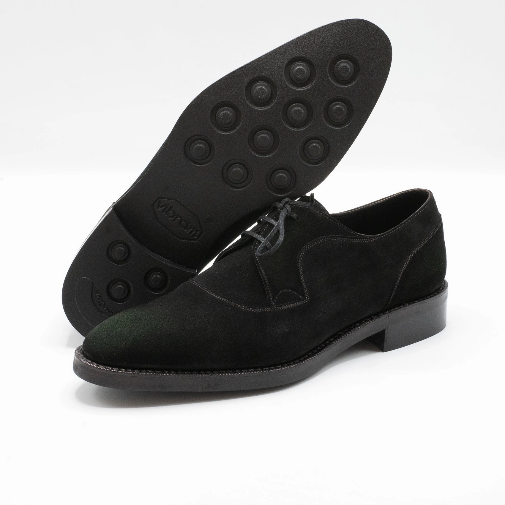 Decon Derby Shoe Mto - Lichen Green Suede Minimal Mode Wearable System