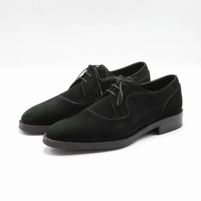 Decon Derby Shoe Mto - Lichen Green Suede Built For Motion