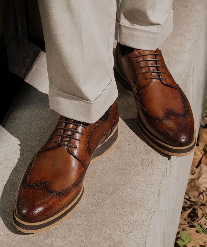 Derby Elias Marron Patine Fresh Function Crafted Flow