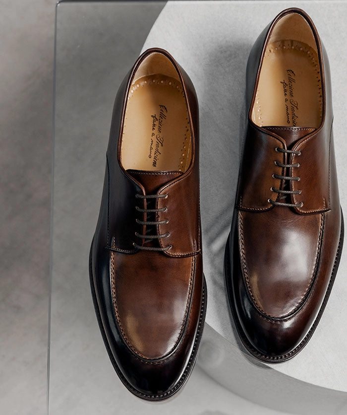 Derby Massimo Brown Patina Future-Form Essential Rhythm
