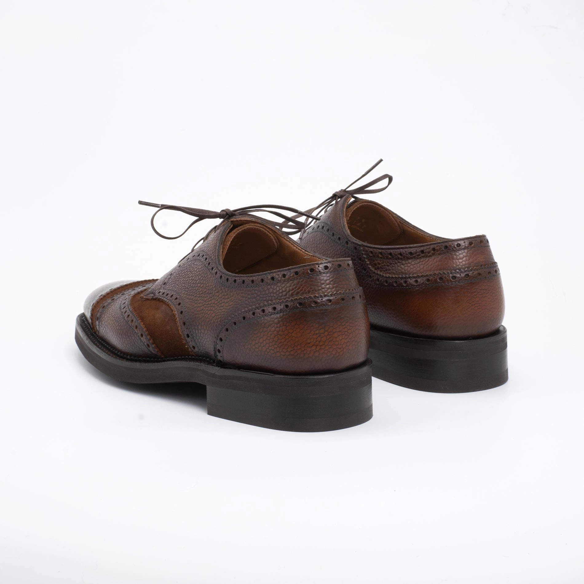 Sleek Mindset Derby Megabrogue Shoe Mto - Cognac & Caramel