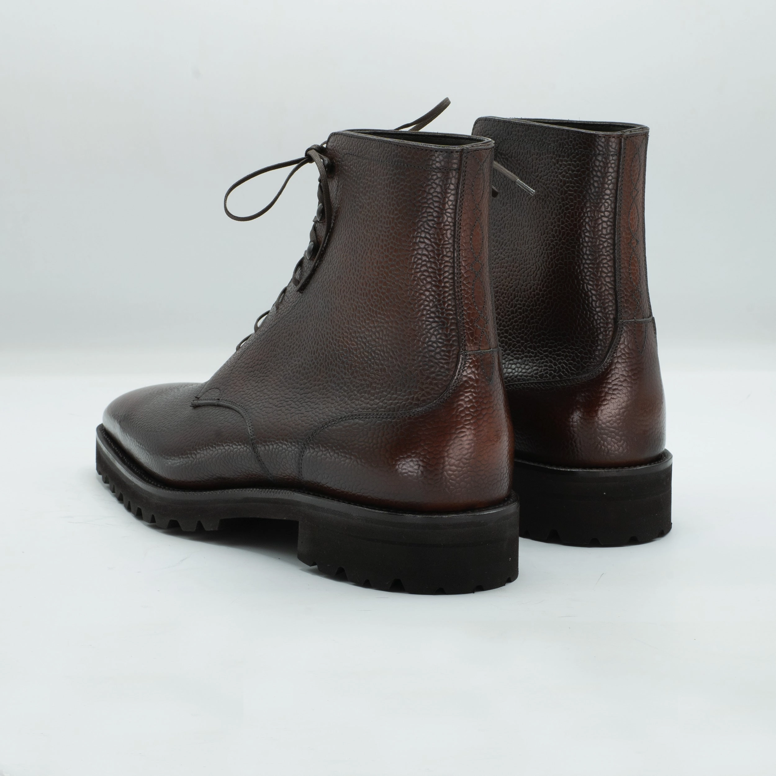 Derby Simple Boot - Dark Chestnut Quiet Cool