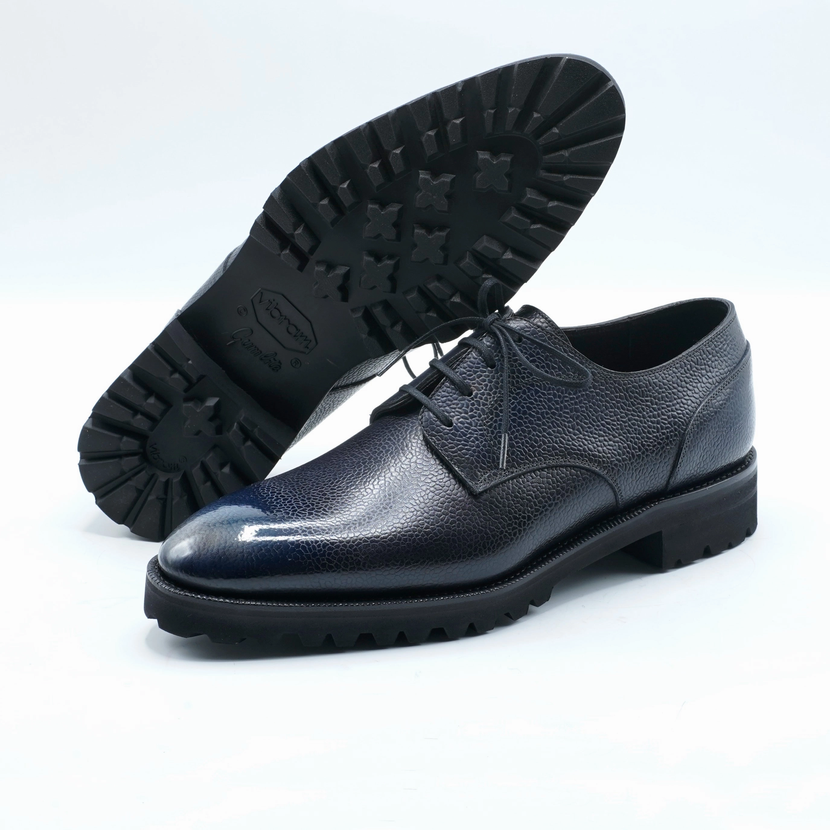 Layered Motion Cool Confidence Derby Simple Shoe - 3D Mediterranean Blue