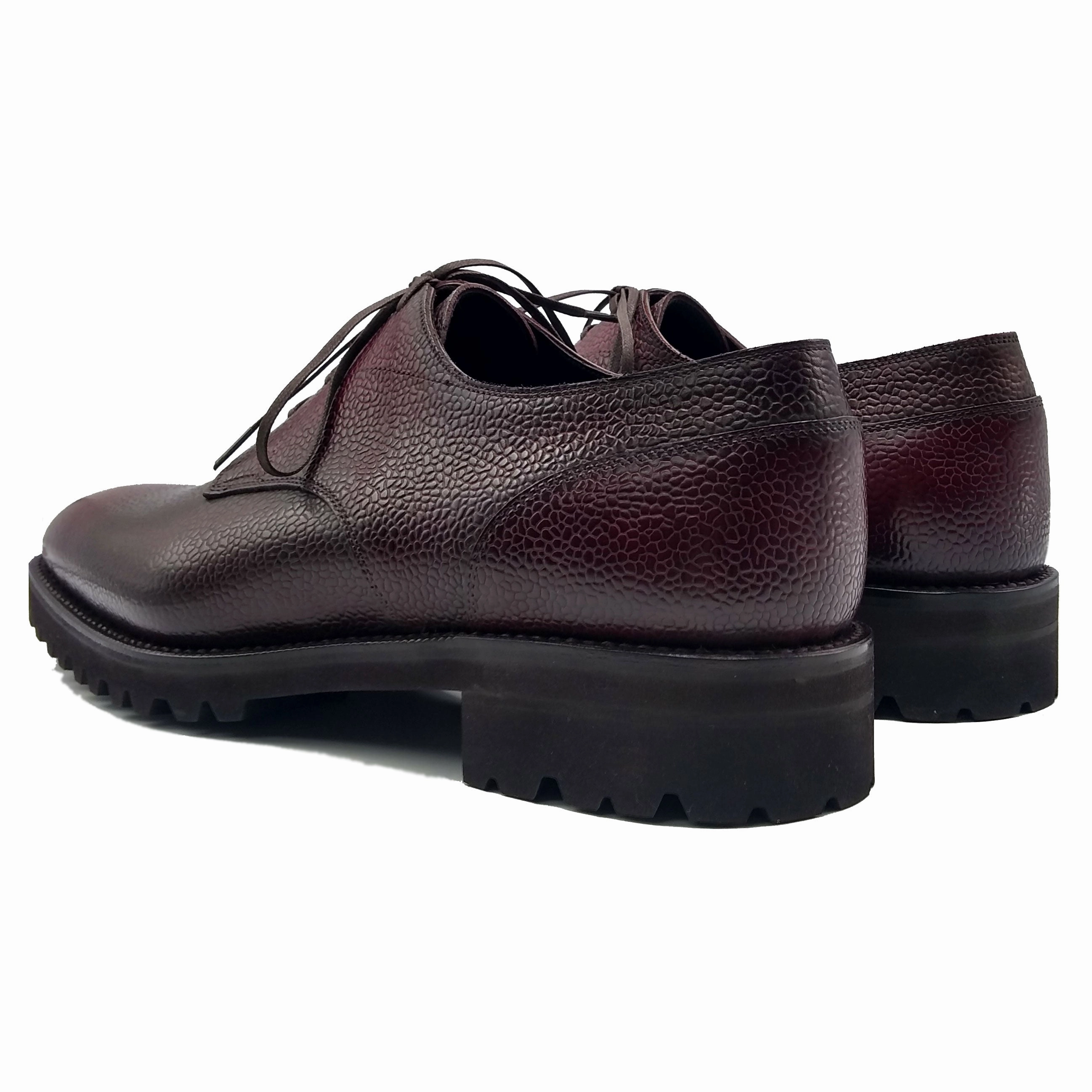 Comfort In Layers Derby Simple Shoe - Oxblood 3D Patina