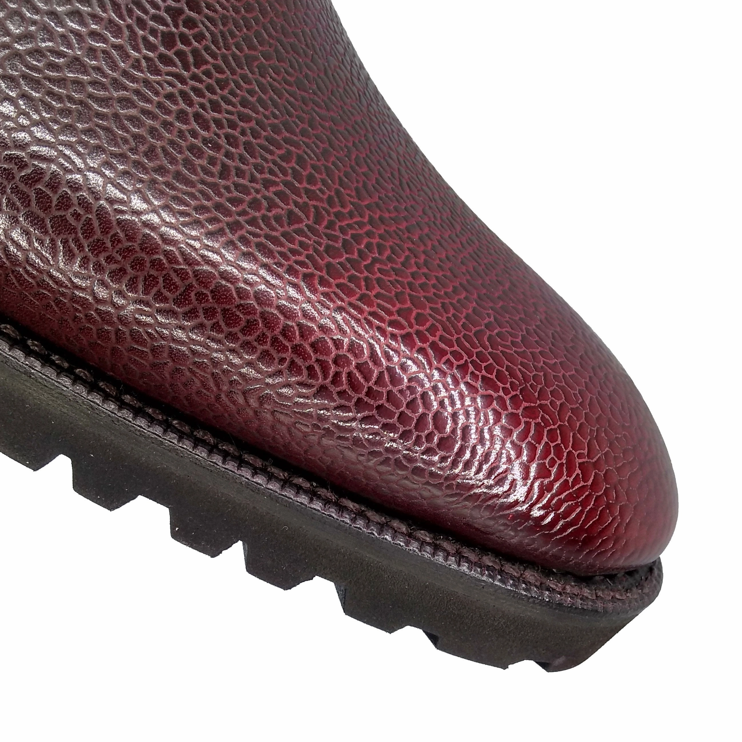 Derby Simple Shoe - Oxblood 3D Patina Movement Readywear Refined Minimalism