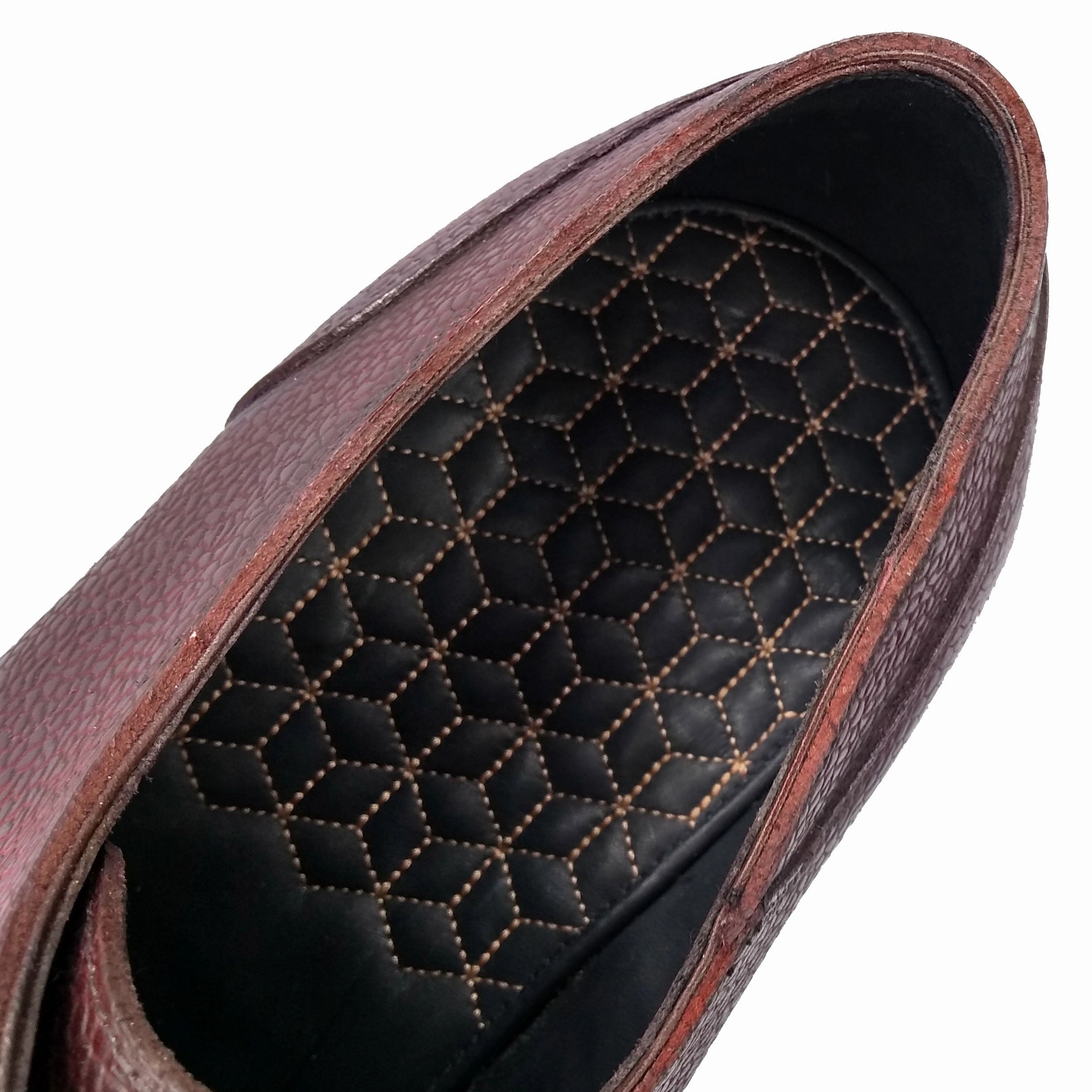 Made For Days Derby Simple Shoe - Oxblood 3D Patina