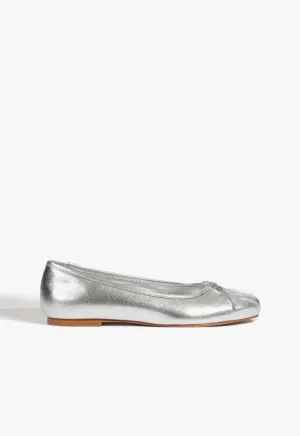 Arissa Draped Ballet Flat Calm Aesthetic Style In Action