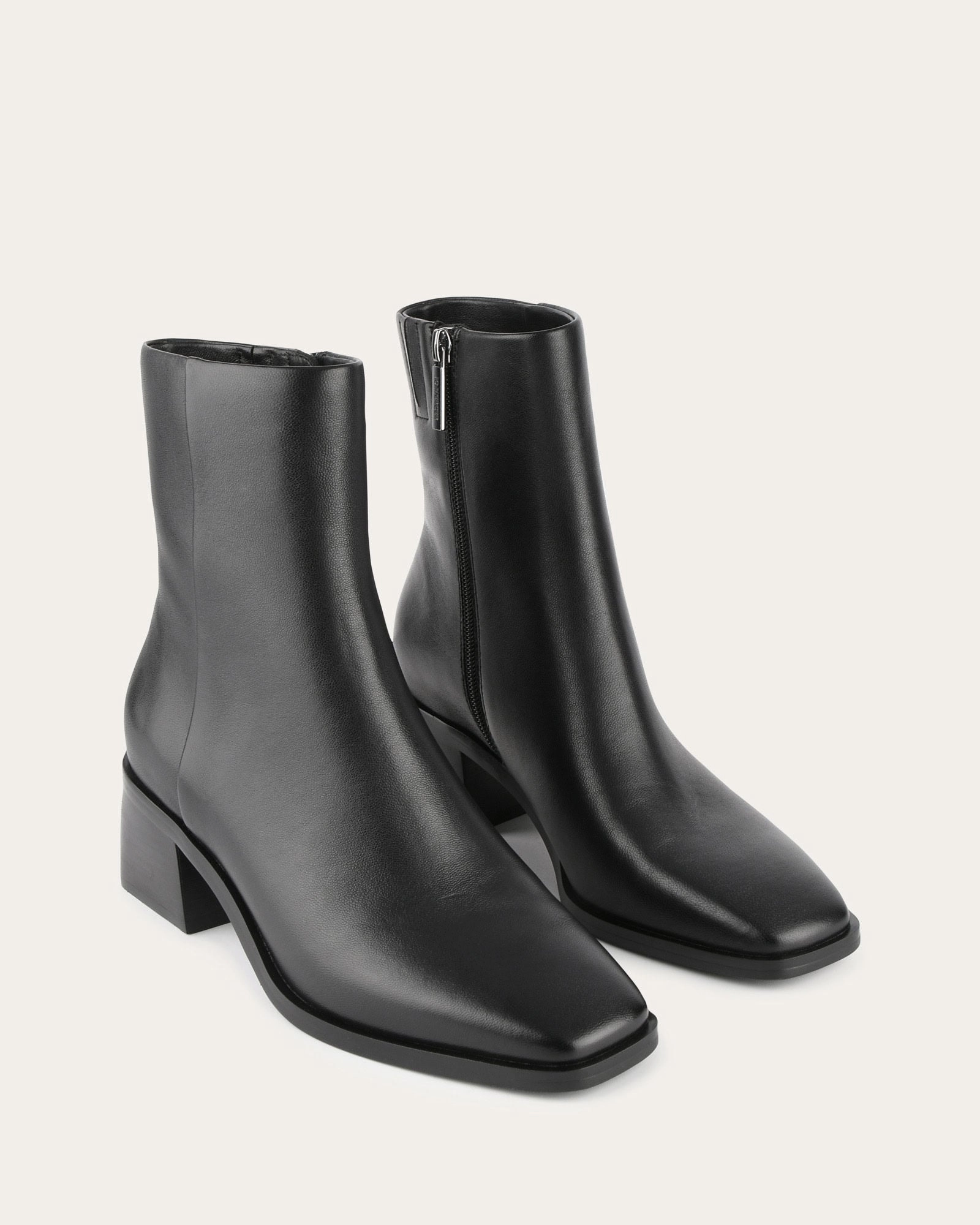 Quade Mid Ankle Boots Black Leather Built To Adapt