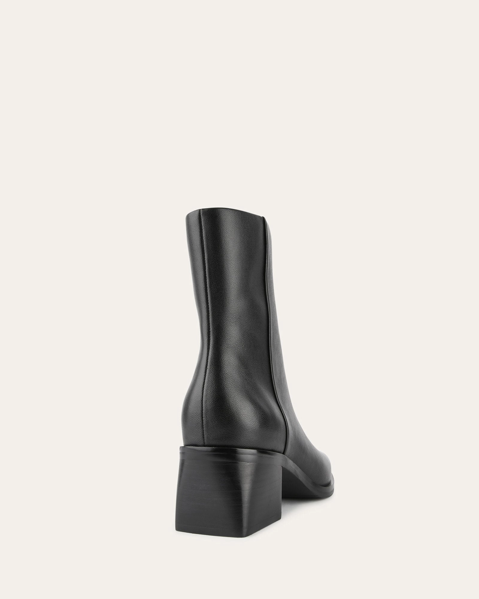 Quade Mid Ankle Boots Black Leather Future-Ready
