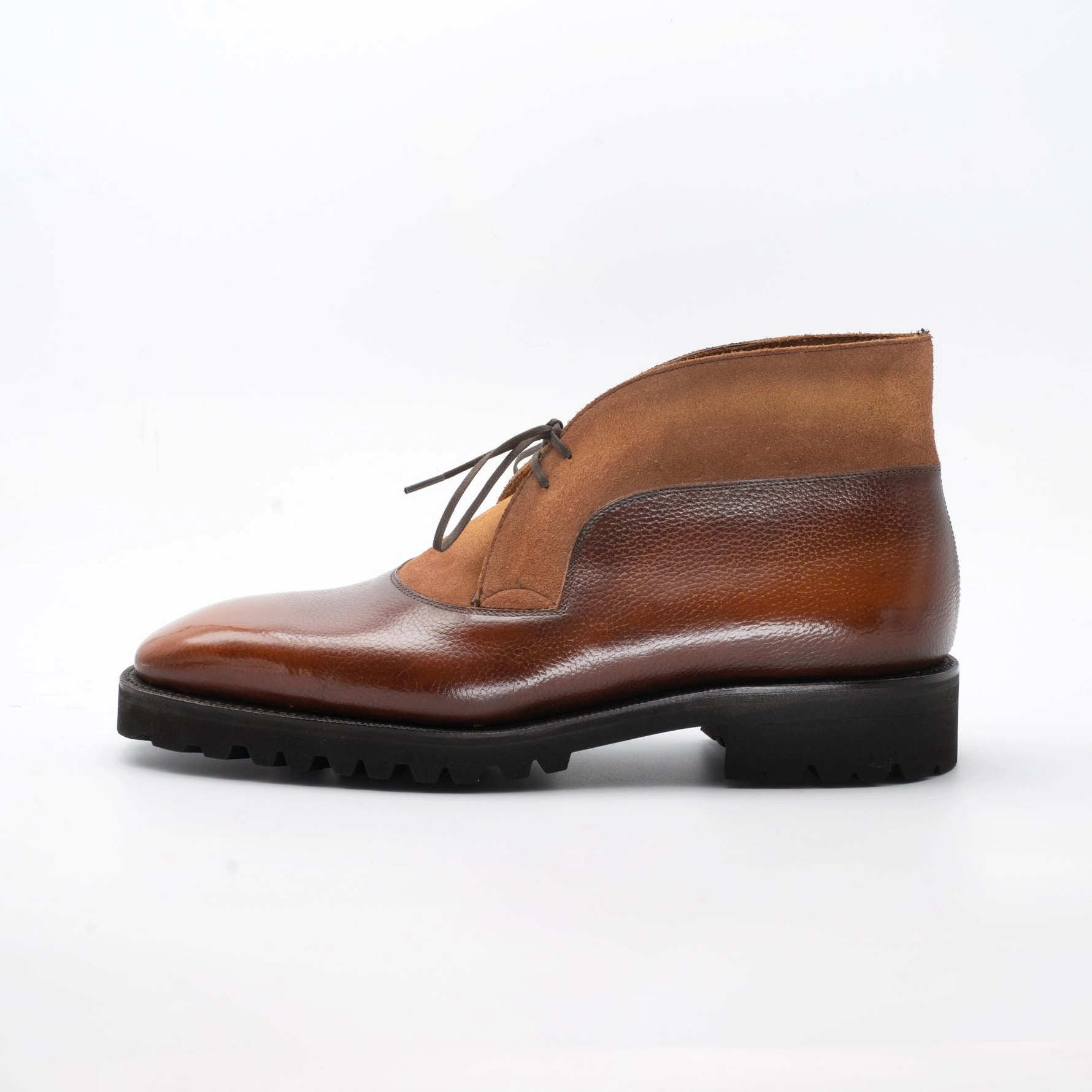 Tailored For Life Calm Aesthetic Boulevardier Chukka Boot - Cognac