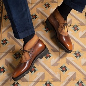 Boulevardier Chukka Boot - Cognac Refined Comfort Engineered Comfort