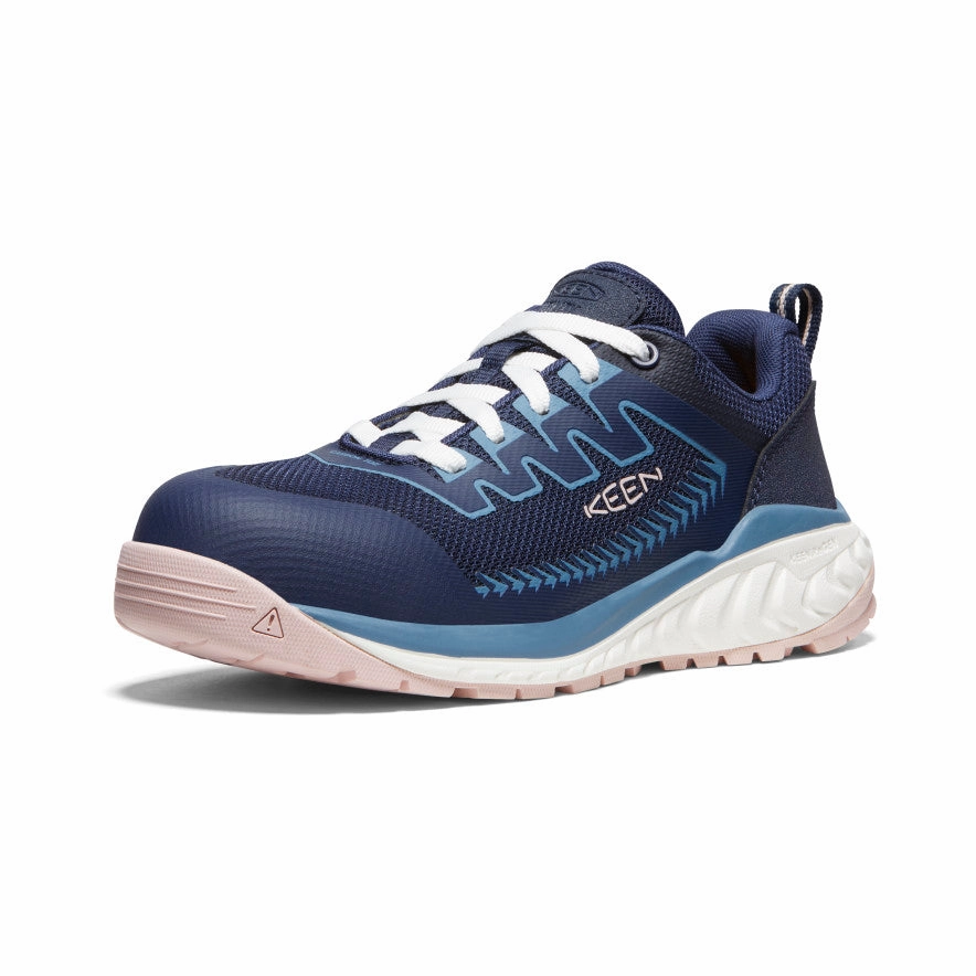 Women'S Arvada Work Sneaker (Carbon Toe)  |  Naval Academy/Peach Whip Minimal Design Activewear Redefined