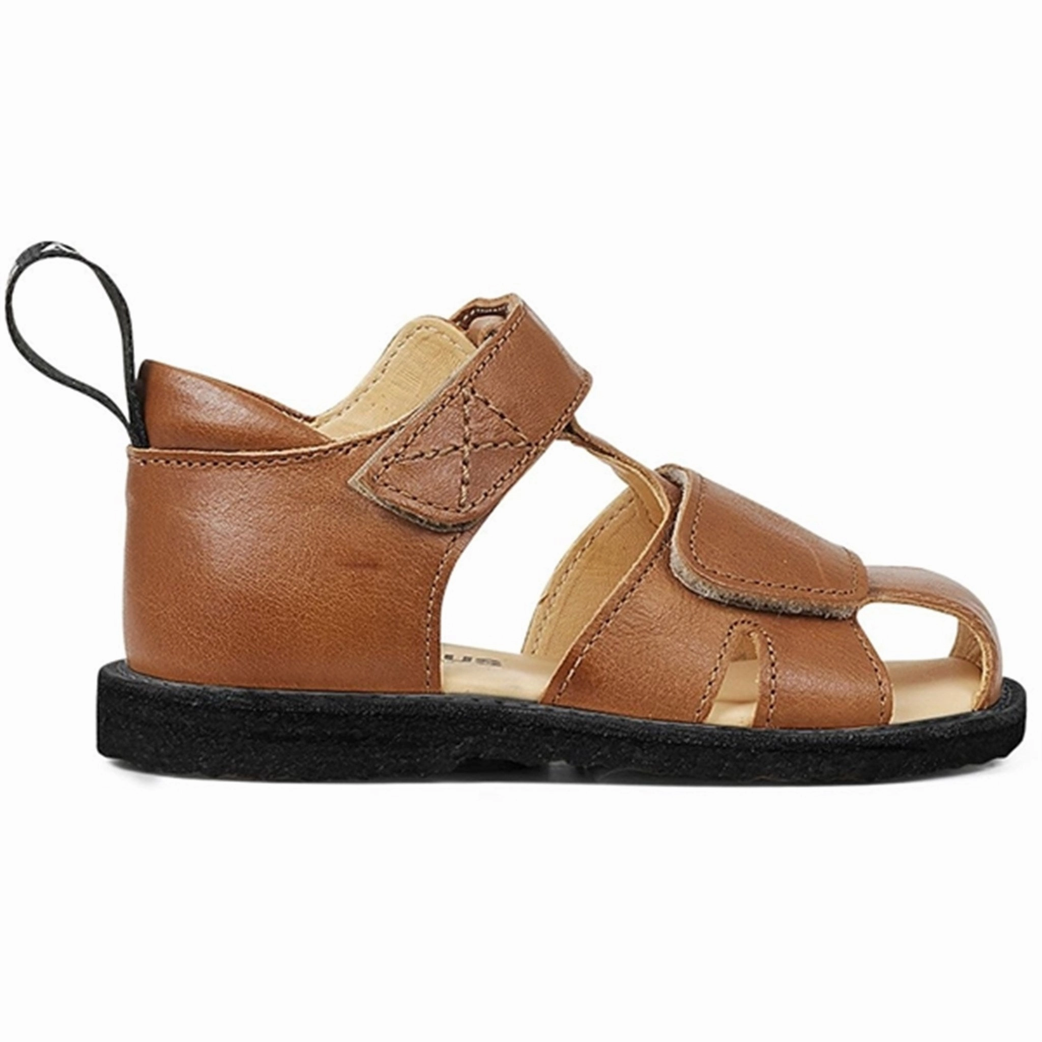 Angulus Starter Sandal M. Velcrolukning Cognac City-Proof