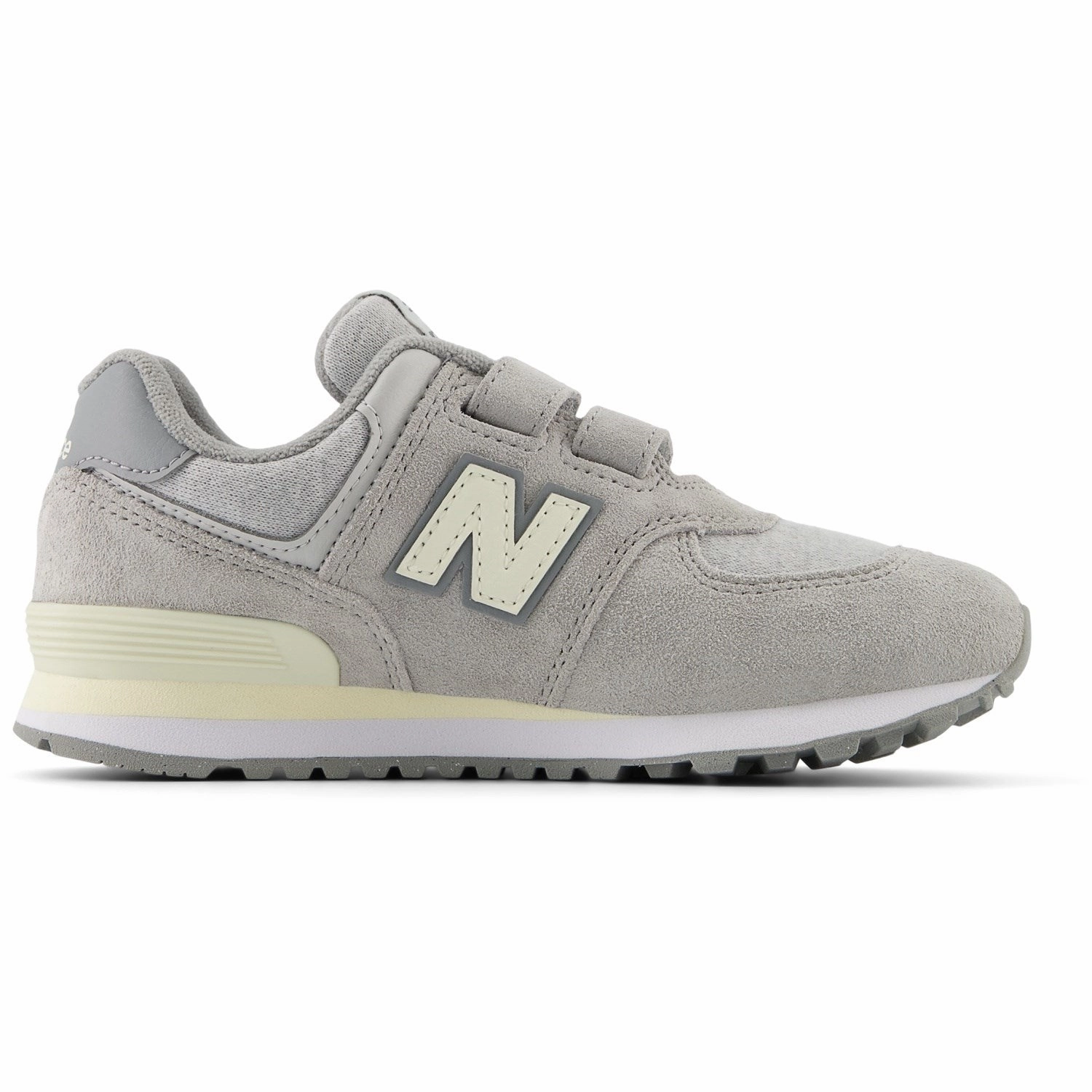 Clean Energy New Balance 574 Kids Hook & Loop Sneakers Concrete