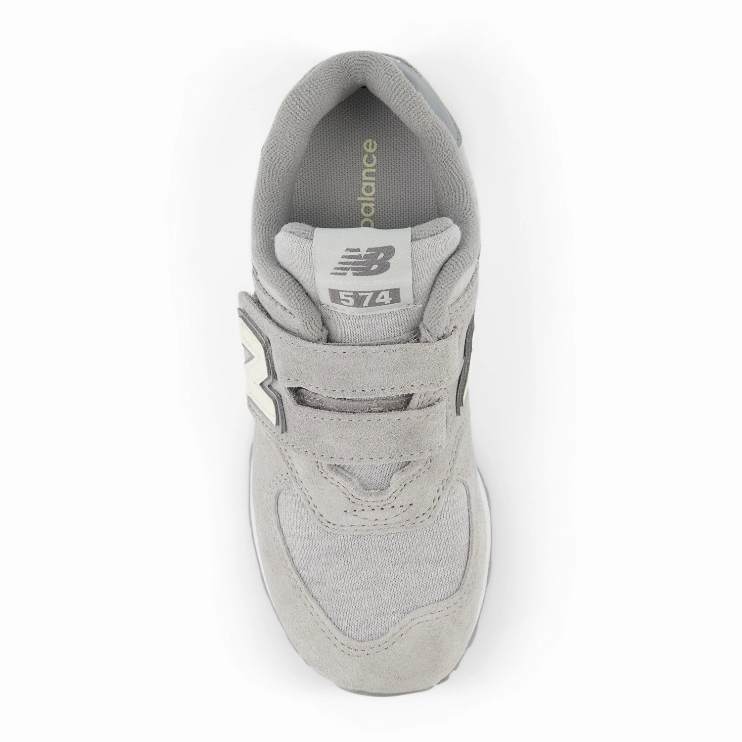 Seasonless Energy New Balance 574 Kids Hook & Loop Sneakers Concrete