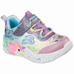 Layer Mindset Skechers S-Lights Unicorn Charmer Sneakers Purple Multi