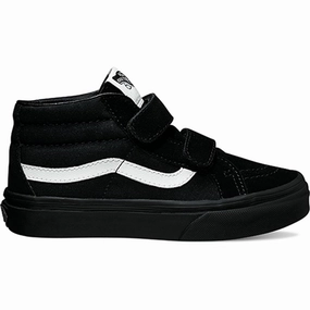 Distinctly Modern Vans Uy Sk8-Mid Reissue V (Canvas & Suede) Black/Black Sneakers