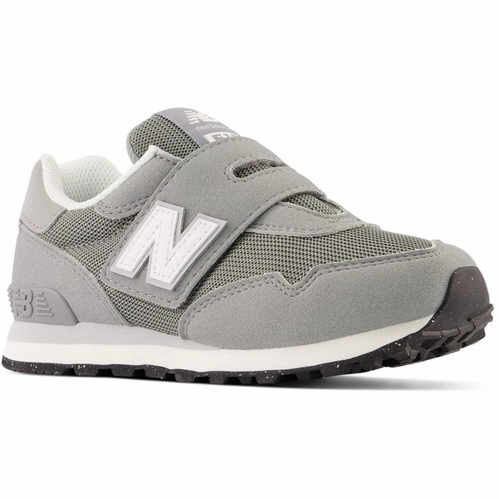 Step Into Rhythm New Balance 515 Hook & Loop Sneakers Kids Slate Grey