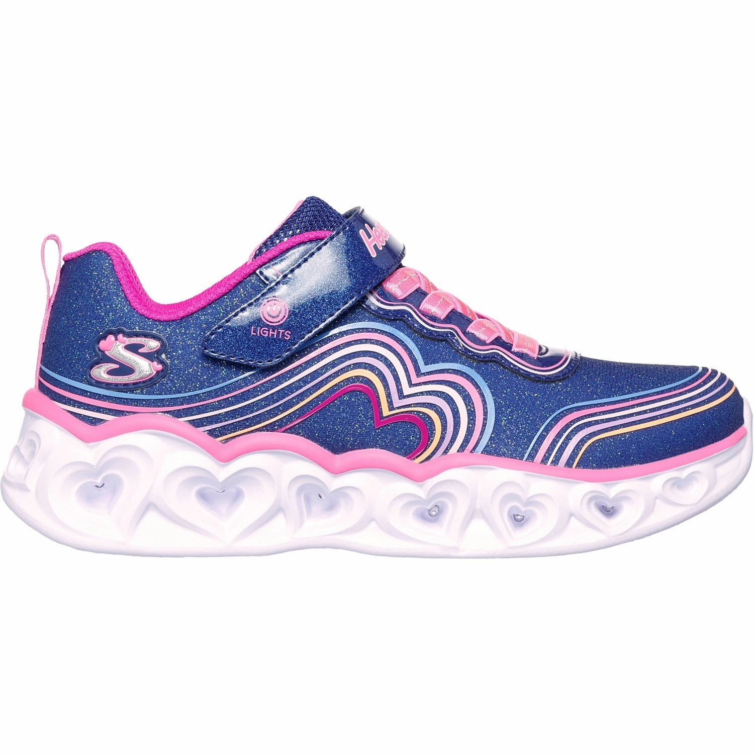 Light-Living Motion Living Skechers Heart Lights - Retro Hearts Sneakers