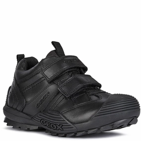 Geox J Savage A Touch Fastening Infant Trainers Clean Citywear