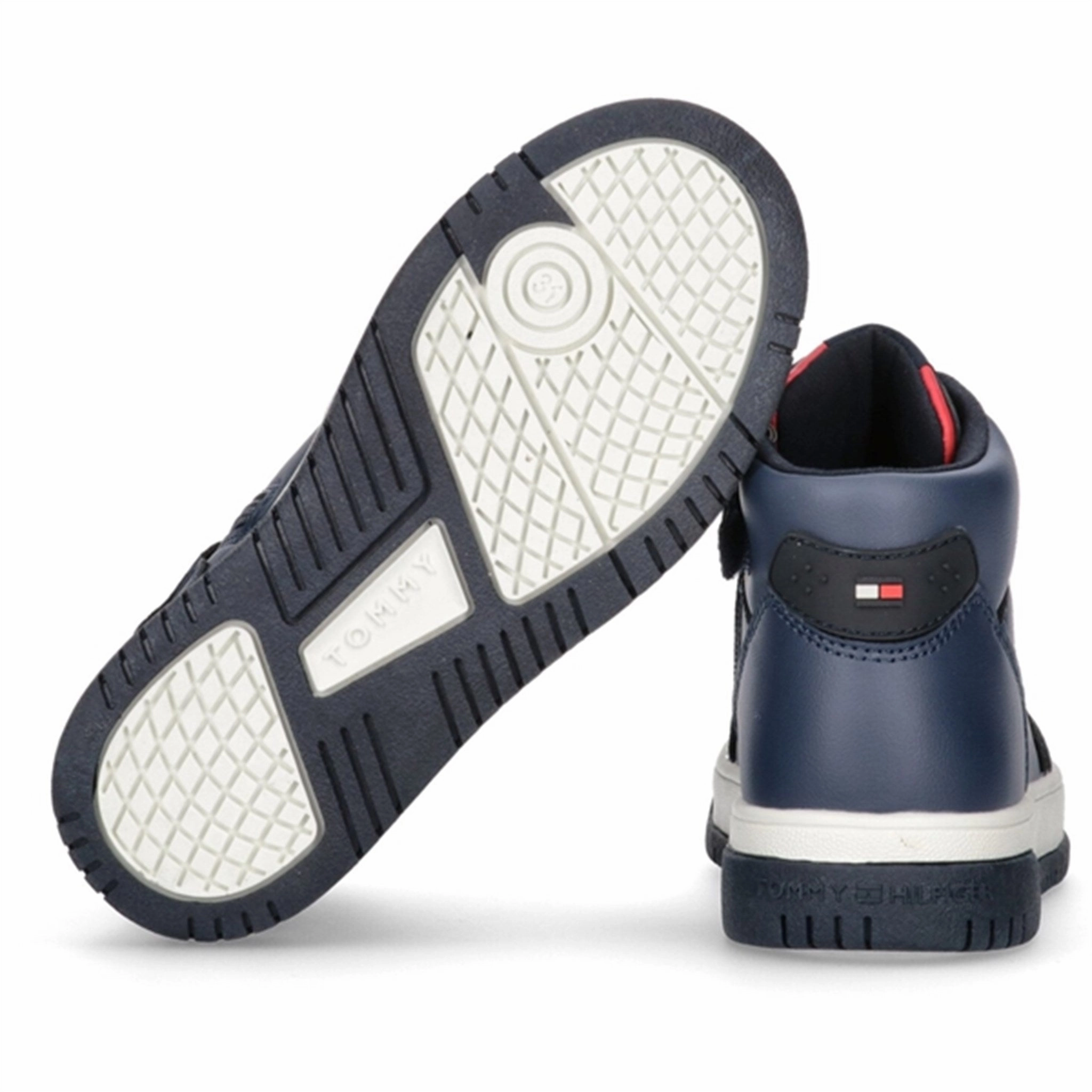 Responsive Fit Tommy Hilfiger High Top Lace-Up Sneaker Blue