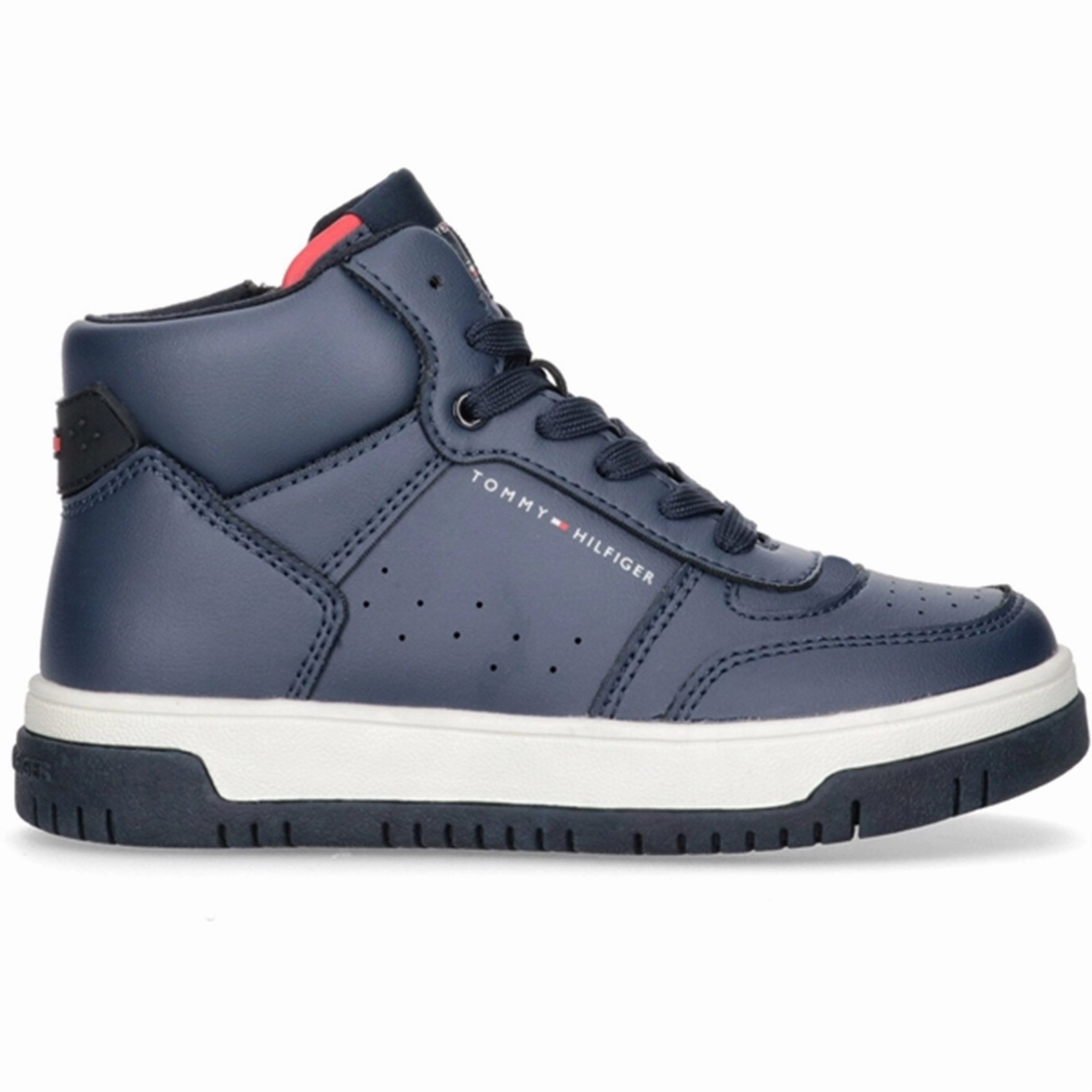Tommy Hilfiger High Top Lace-Up Sneaker Blue Purpose-First Outfit Dynamic Fit