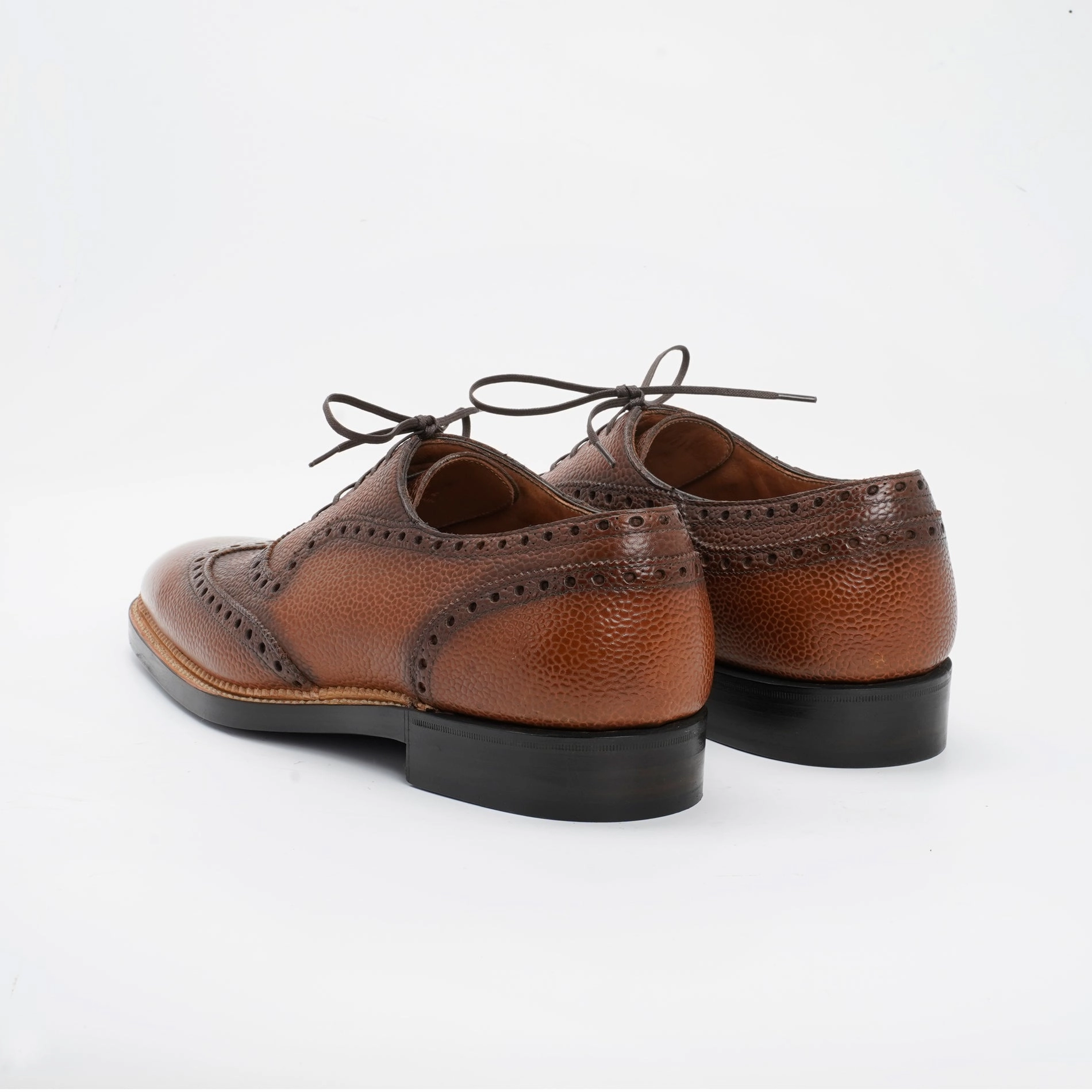 Sleek Routine Mariano Wingtip Adelaide Oxford Mto - Chestnut
