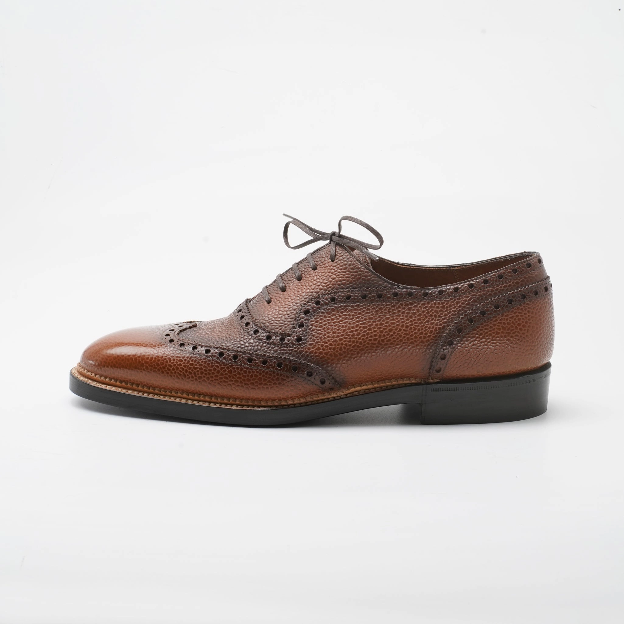 Mariano Wingtip Adelaide Oxford Mto - Chestnut Precision In Style