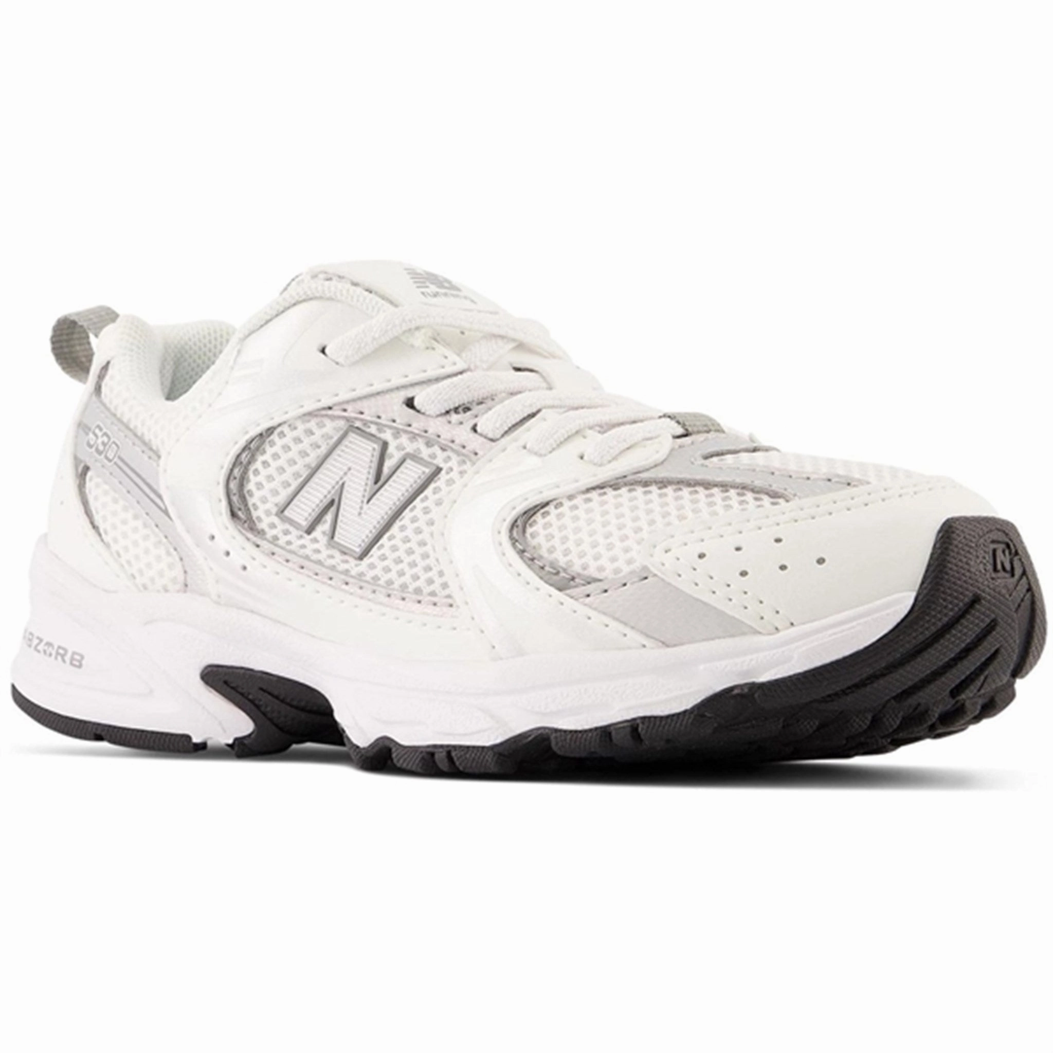 New Balance 530 Kids Bungee Lace Pre White Effortless Edge