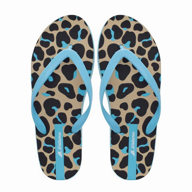 Digital Slippers Ladies - Leopard Blue Engineered Profile Modern Movement Gear