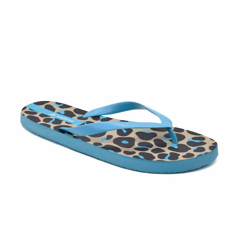 Digital Slippers Ladies - Leopard Blue Wearable Clarity Engineered Simplicity