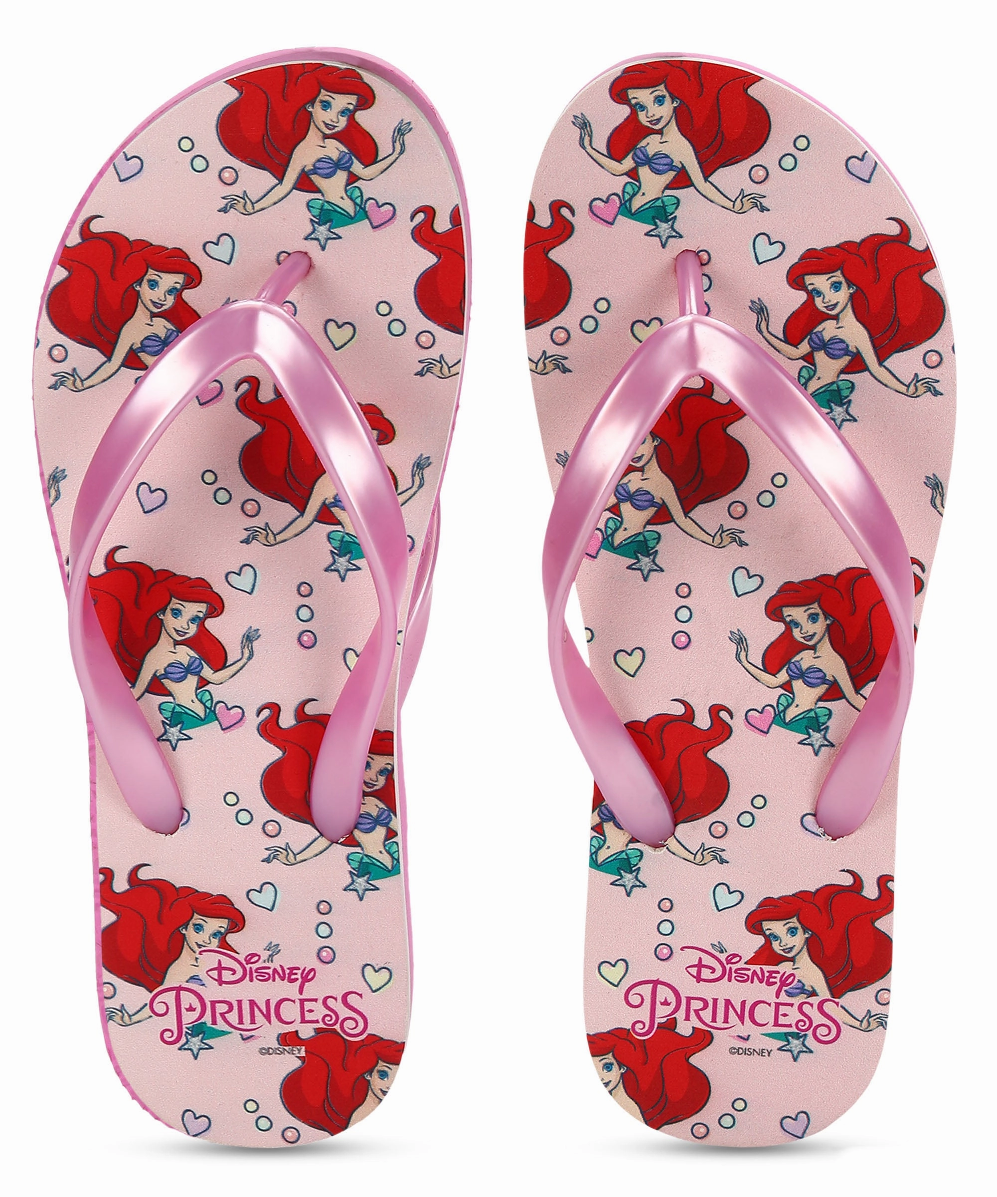 Lifestyle Modular Move All Day Disney Ariel Hwdk3739L Women'S Slippers | Stylish Comfortable Slippers With Cushioned Footbed For Comfort Fit | Perfect For Everyday Use I Pink