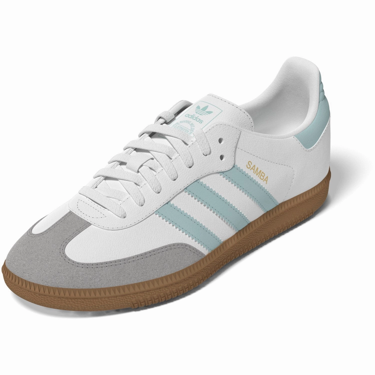 Adidas Originals Ftwr White/Semi Flash Aqua/Gum 3 Samba Og J Sneakers Form In Action Urban Active