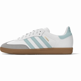 Refined And Raw Adidas Originals Ftwr White/Semi Flash Aqua/Gum 3 Samba Og J Sneakers