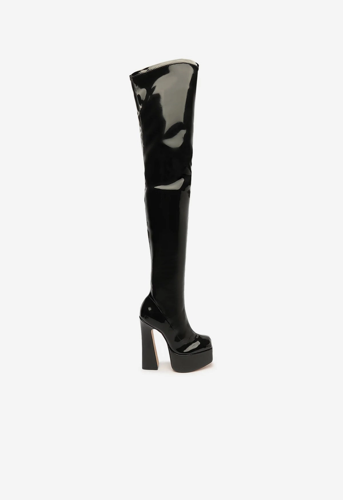 Dolores Patent Boot Comfort Refined