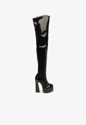 Dolores Patent Boot Comfort Refined