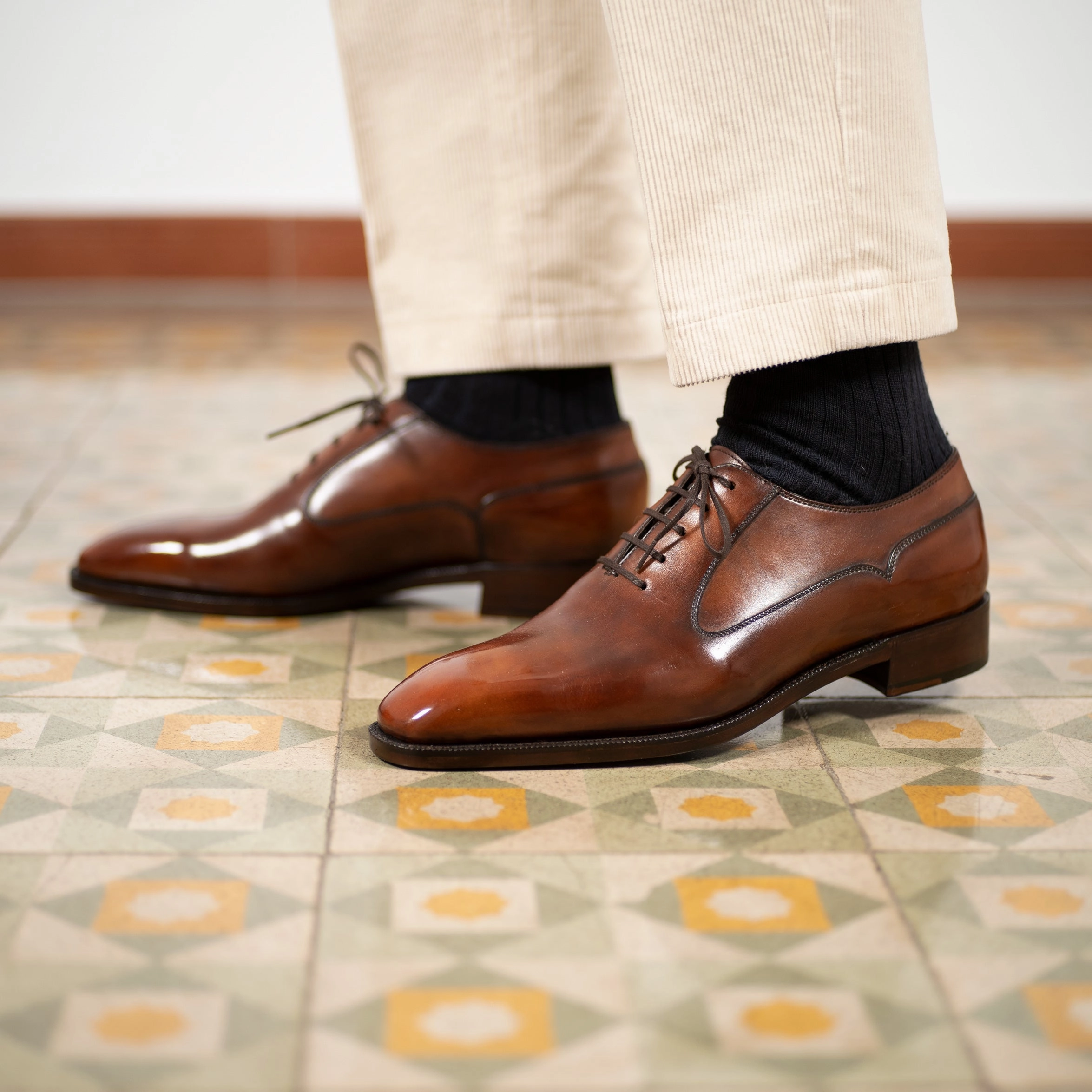 Vibe-Driven Gear Domingo Balmoral Oxford Shoe Mto - Dark Oak