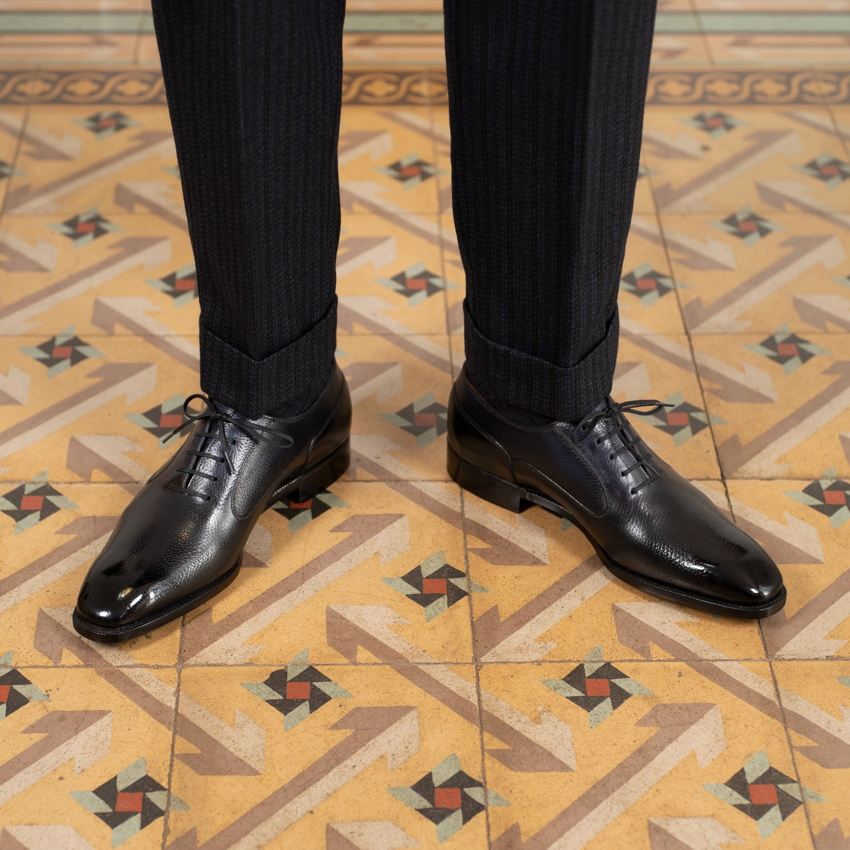 Domingo Balmoral Oxford Shoe Mto - Midnight Blue Sleek Comfortwear Core To Explore