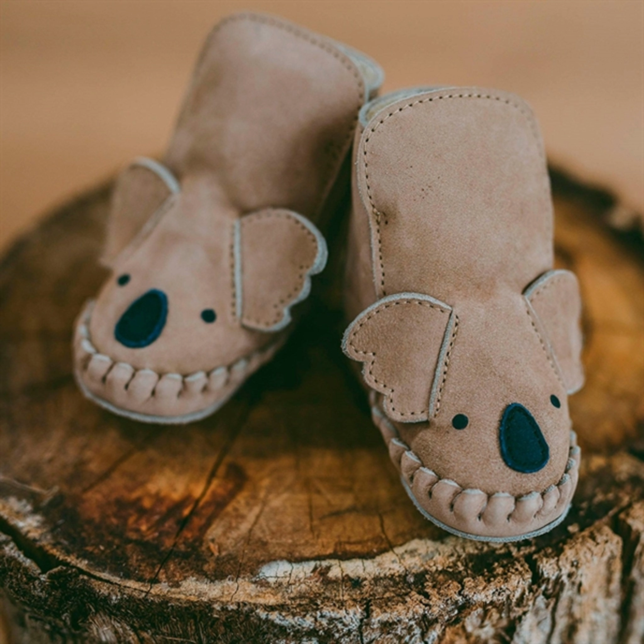 Donsje Baby Kapi Classic Lining Koala Truffle Nubuck Step Into Rhythm