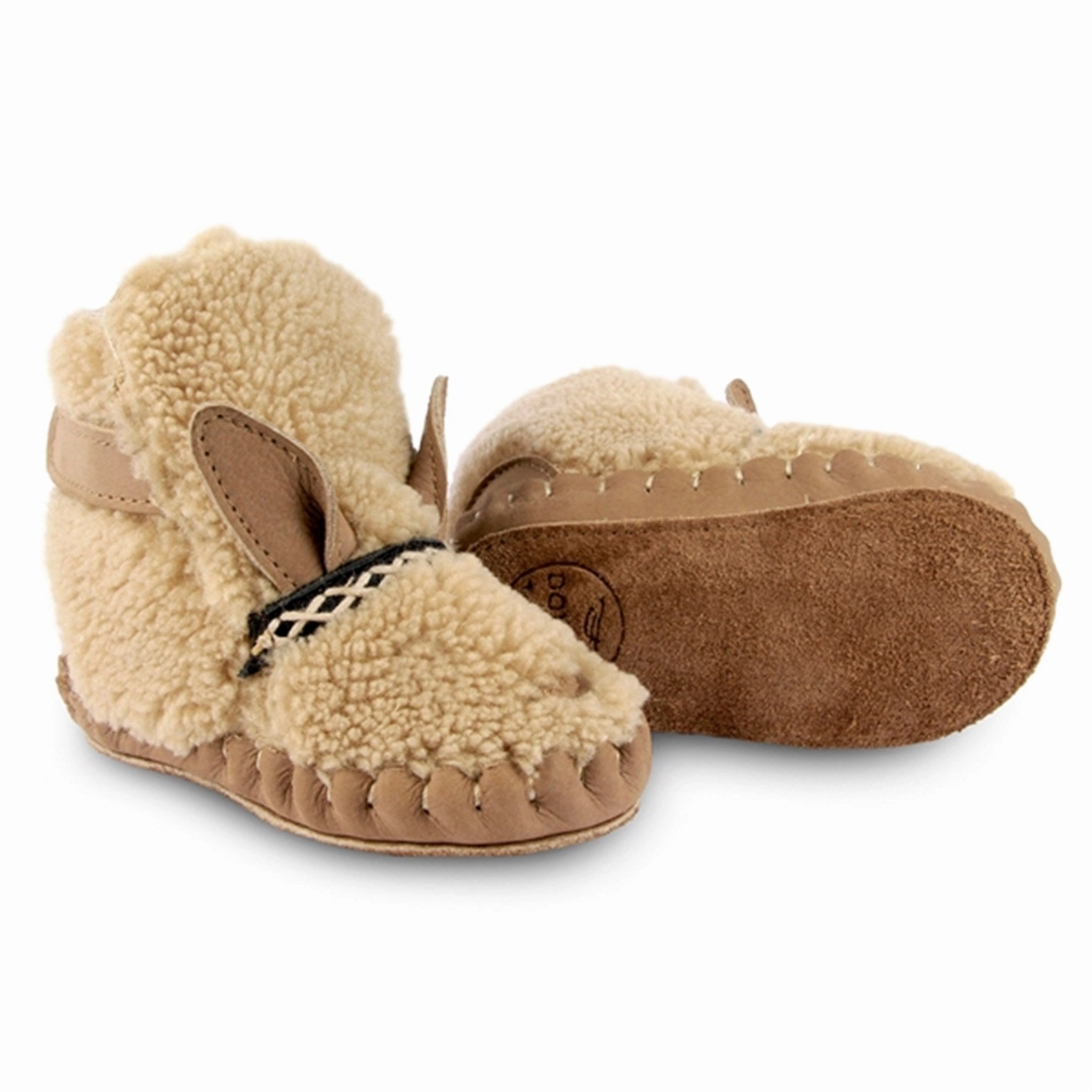 Instant Outfit Donsje Baby Kapi Exclusive Lining Alpaca Beige Curly