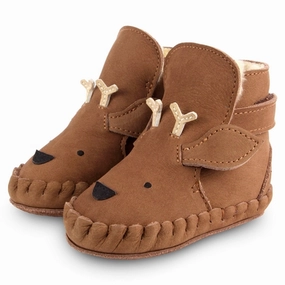 Style That Adapts Effortless Minimal Donsje Baby Kapi Special Lining Stag Hazelnut Nubuck