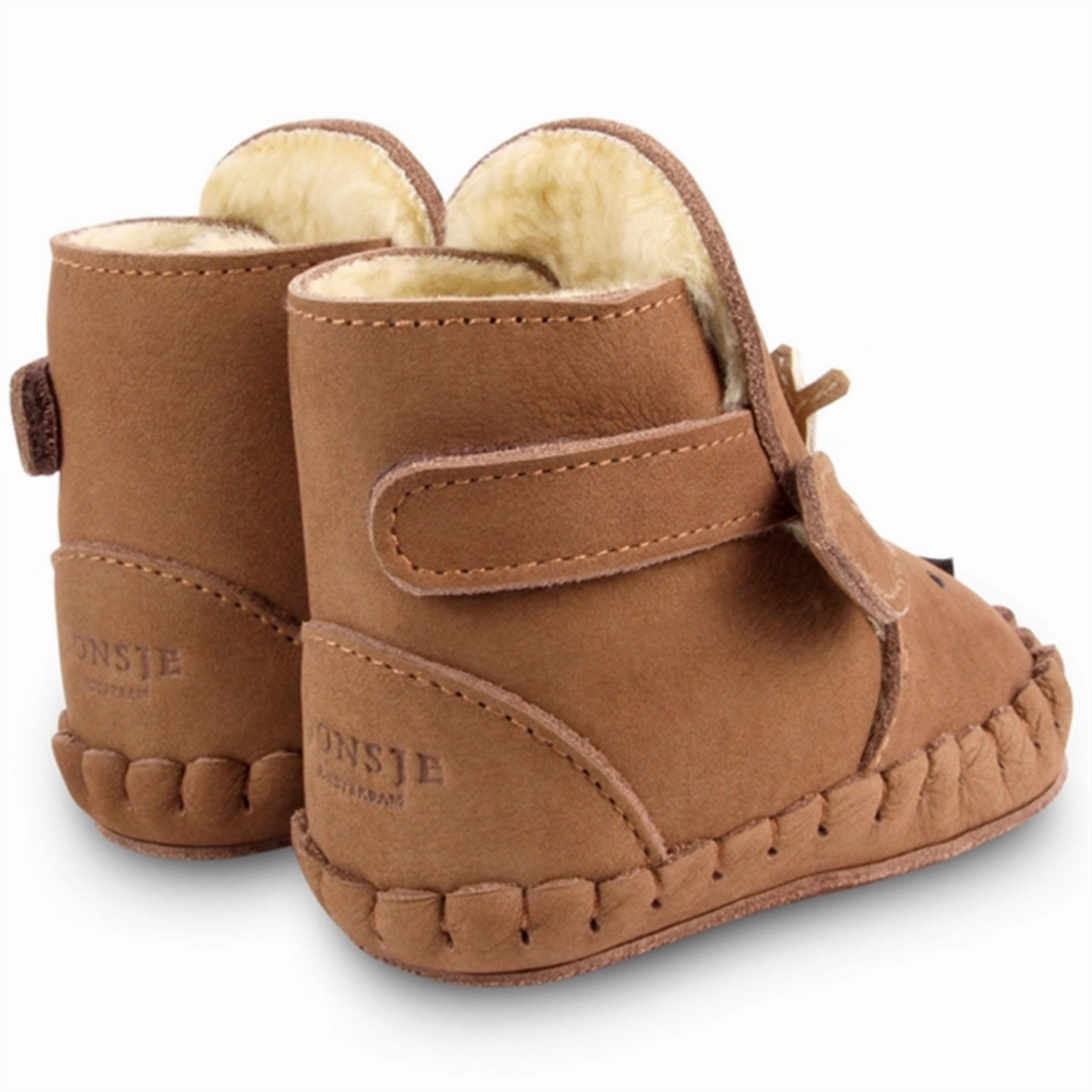 Donsje Baby Kapi Special Lining Stag Hazelnut Nubuck Shift Your Gear