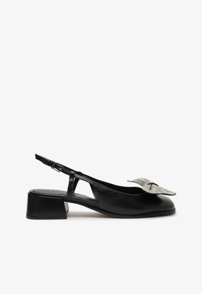 Urban-Motion Fit Dorothy Bow Leather Pump